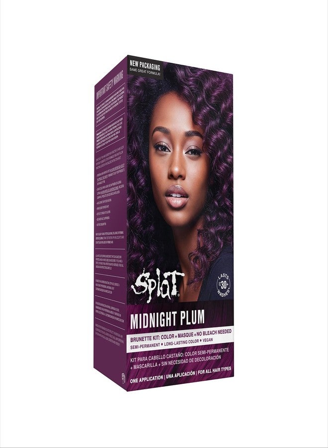 سبلات | مجموعة ميدنايت الكاملة | صبغة شعر | شبه دائمة | تدوم طويلاً | نباتية وخالية من القسوة (لون البرقوق الداكن) - Image 1